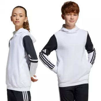 adidas Squadra 25 dječja trenirka s kapuljačom bijela JD4807 140cm