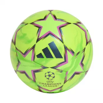 adidas UCL Winter 26/27 League Stage nogometna lopta veličina 5 zelena/crna/ružičasta