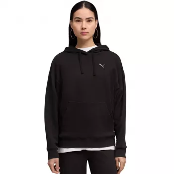 Puma Women's ESS Elevated Comfort Hoodie Black 691814 01 M