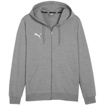 PUMA Team Goal Casuals Hooded Sweatshirt Medium Grey Heather Men's Size S