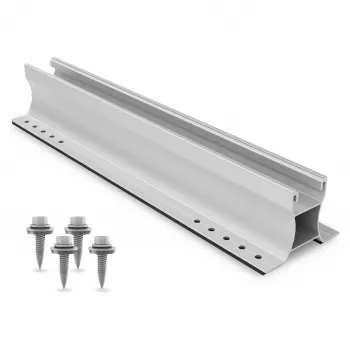 K2 Systems Home K2 2004596 MiniRail 60 set - 600 mm aluminijska solarna montažna šina za krovove od trapezoidnog lima