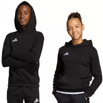 adidas Entrada 26 Hoody dječja majica s kapuljačom crna 140 cm