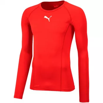 Puma Liga Baselayer Tee LS Men's Red Long Sleeve T-Shirt