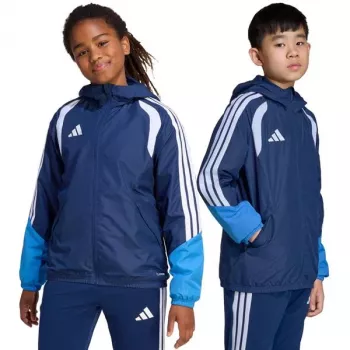 adidas Tiro 26 Competition All Weather jakna za djecu Team Navy Blue/White 164cm