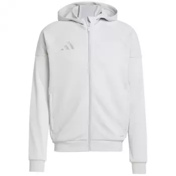 adidas Tiro 25 muška jakna s kapuljačom na patent zatvarač siva XL