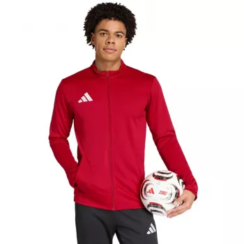 adidas Entrada 26 muška jakna za trening crvena Full Zip AEROREADY reciklirani poliester veličina S