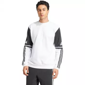 adidas Squadra 25 Sweat Crew muška dukserica, bijela/Core Black, veličina L