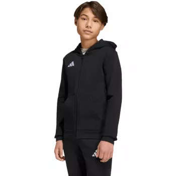 adidas Entrada 26 Full Zip dječja hoodie majica crna, 140cm