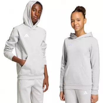 adidas Entrada 26 dječja hoodie majica siva, 128cm