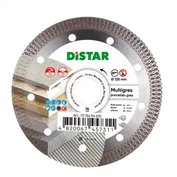 DISTAR MULTIGRES dijamantna rezna ploča 125 x 1,4 x 10 x 22,23 mm