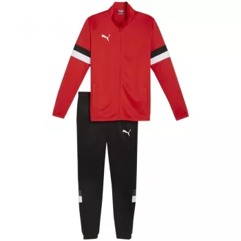 PUMA Team Rise muška trenerka s patentnim zatvaračem crveno-crna 2XL