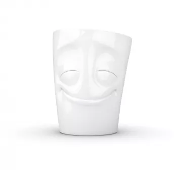 FIFTYEIGHT PRODUCTS T018301 Amused bijela šalica s ručkom 350 ml