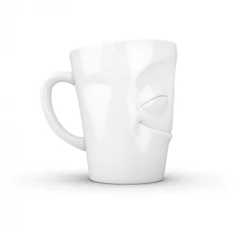FIFTYEIGHT PRODUCTS T018301 Amused bijela šalica s ručkom 350 ml