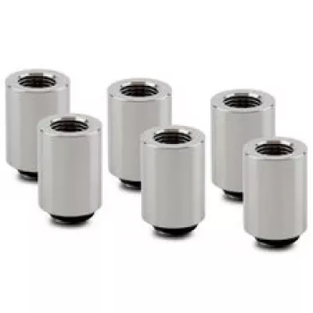 Thermal Grizzly DeltaMate Extender Fitting MF28 - sjajni nikal, 6 kom.
