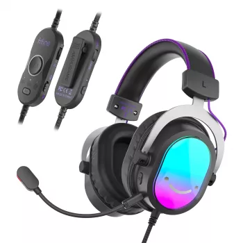 FIFINE H16 7.1 surround RGB gaming slušalice - crne