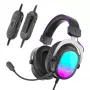 FIFINE H16 7.1 surround RGB gaming slušalice - crne