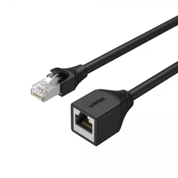UNITEK Cat.6 STP RJ45 produžni kabel (8P8C) utikač na utičnicu, 2m, crni