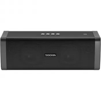 Dockin D Fine Evo prijenosni Bluetooth zvučnik, 50W stereo, IP55, 18h baterija, aptX, powerbank, crni