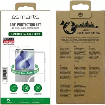 4smarts 360° zaštitni set za Samsung Galaxy Z Flip8 - prozirni