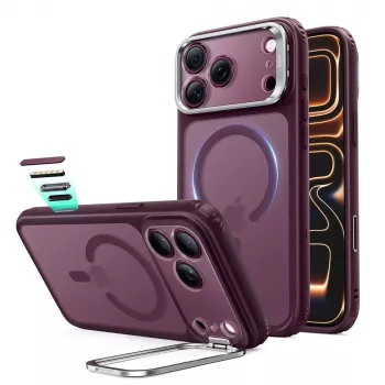 ESR Classic Hybrid Kickstand MagSafe futrola za iPhone 17 Pro Max / 18 Pro Max - mat bordo