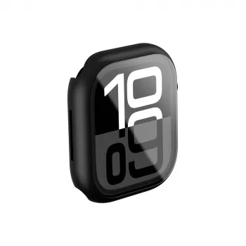 AMAZINGTHING Radix Glass futrola s kaljenim staklom za Apple Watch 46mm, crna