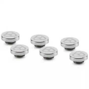 Thermal Grizzly DeltaMate Plug čepovi, mesing - sjajni nikal, paket od 6