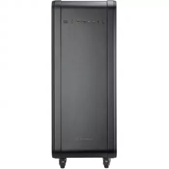 SilverStone Technology ALTA G1M Micro-ATX tower kućište - crno, kaljeno staklo, 90° rotacija matične ploče, 180mm Air Penetrator ventilator