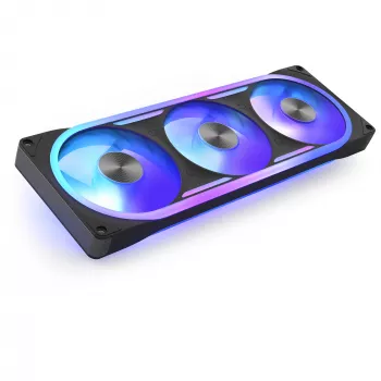 NZXT F360U Ultra RGB ventilator, pojedinačni, crni, 3x120mm, RF-E36US-BA