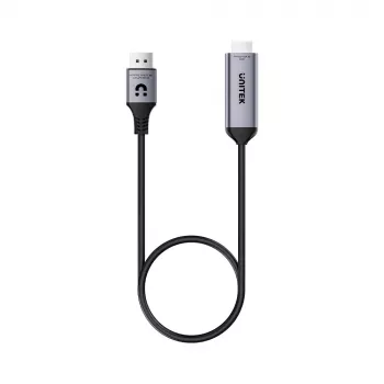 UNITEK DisplayPort 1.4 na HDMI 2.1 aktivni kabel 8K@60Hz HDR DSC 1,8m