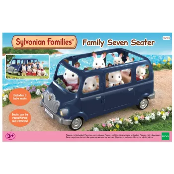 EPOCH Sylvanian Families obiteljski automobil sa sedam sjedala - Burgundy Red