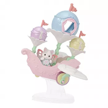 EPOCH Sylvanian Families čarobni zračni brod s figuricom - Adventure Series set za igru