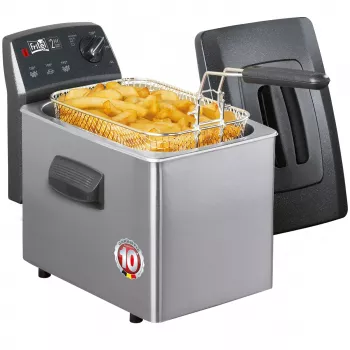 FRITEL TURBO SF Deep Fryer 4L 2800W Anthracite Metallic/Silver