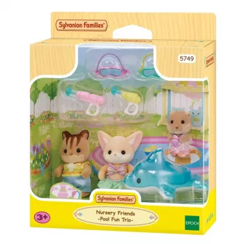 EPOCH Sylvanian Families Adventure Kindergarten Friends set za igru zabava u bazenu