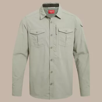 Craghoppers NosiLife Adventure LS Shirt III muška putna košulja, Bay Leaf, Medium