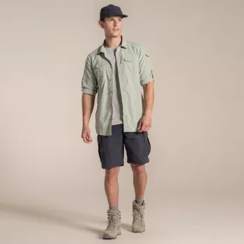 Craghoppers NosiLife Adventure LS Shirt III muška putna košulja, Bay Leaf, Medium