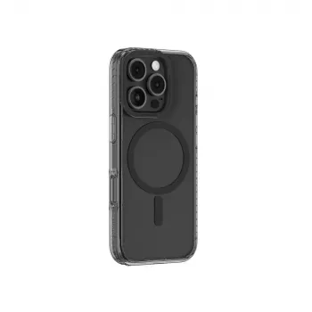 AMAZINGTHING Titan Pro Mag Case silikonska futrola s magnetskim prstenom za iPhone 16 Pro Max - crna