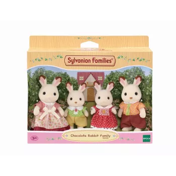 Sylvanian Families obitelj čokoladnih zečeva - 4 kolekcionarske figure