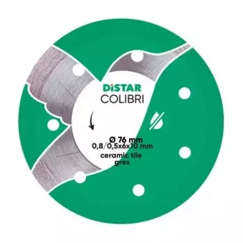 DISTAR COLIBRI dijamantna rezna ploča s kontinuiranim rubom 75 x 0,8 x 6 x 10H