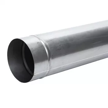 Dimnjačka cijev promjera 160 mm, 1 m, crni čelik, jednoslojna, visokotemperaturna