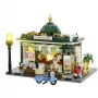 LUMIBRICKS F9023 samostojeći stalak za časopise od čelika, crno plastificiran, jedan pretinac