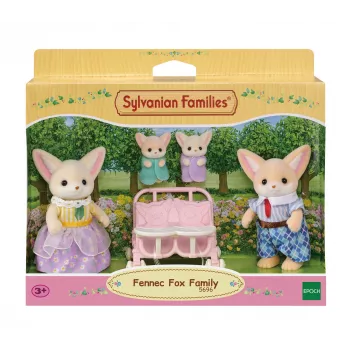 Sylvanian Families obitelj pustinjske lisice - set od 4 figure (otac Ronald, majka Sharon, kći Allie, beba Kaya)