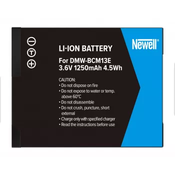 Newell zamjenska baterija za Panasonic DMW-BCM13E (Li-ion, 3,6V, 1250mAh, 4,5Wh)
