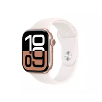 Apple Watch Series 10 GPS + Cellular 46mm kućište od aluminija s roza zlatnim sportskim remenom