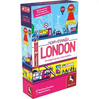 PEGASUS Next Station London - Flip & Write društvena igra, 1-4 igrača, od 8 godina