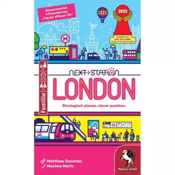 PEGASUS Next Station London - Flip & Write društvena igra, 1-4 igrača, od 8 godina