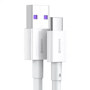 Baseus Superior Series USB-A na USB-C kabel, 66W brzo punjenje, 2m, bijeli