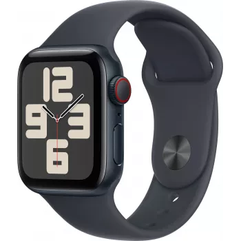 Apple Watch SE 2 GPS + Cellular 40mm, ponoćna, Sport Band M/L (MRGA3ET/A)
