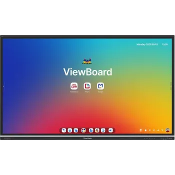 ViewSonic ViewBoard IFP8651-3C 86 inch 4K UHD interaktivni zaslon osjetljiv na dodir s Android 14, 8GB RAM, 128GB memorije, 40-točkasti touch, 9H staklo, Wi-Fi 6