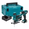 Makita CLX252SAJ 12V max CXT bežični kombinirani set s bušilicom-odvijačem DF333D, udarnim odvijačem TD110D, 2x 2,0Ah baterije, punjač i Makpac kutija