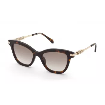 ZADIG & VOLTAIRE ženske sunčane naočale SZV451 havana acetat s gradijentno smeđim lećama, 52/19/140 mm